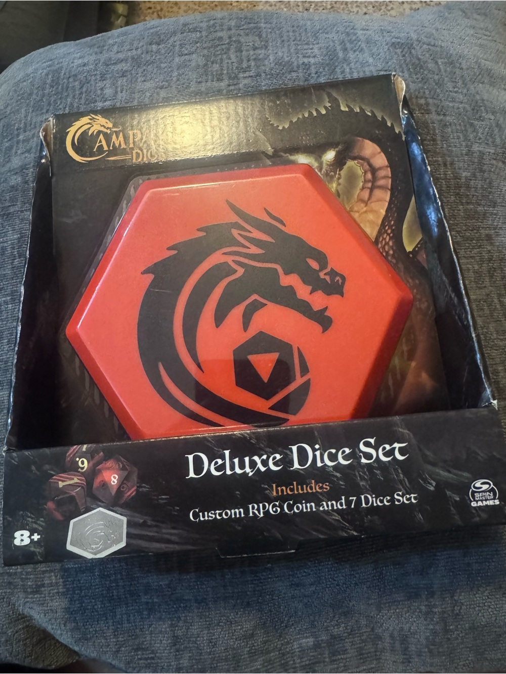 Deluxe Red Dragon Dice Set